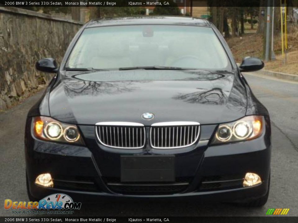 2006 BMW 3 Series 330i Sedan Monaco Blue Metallic / Beige Photo #11