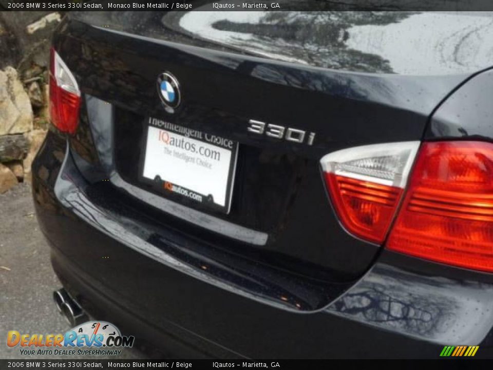 2006 BMW 3 Series 330i Sedan Monaco Blue Metallic / Beige Photo #13