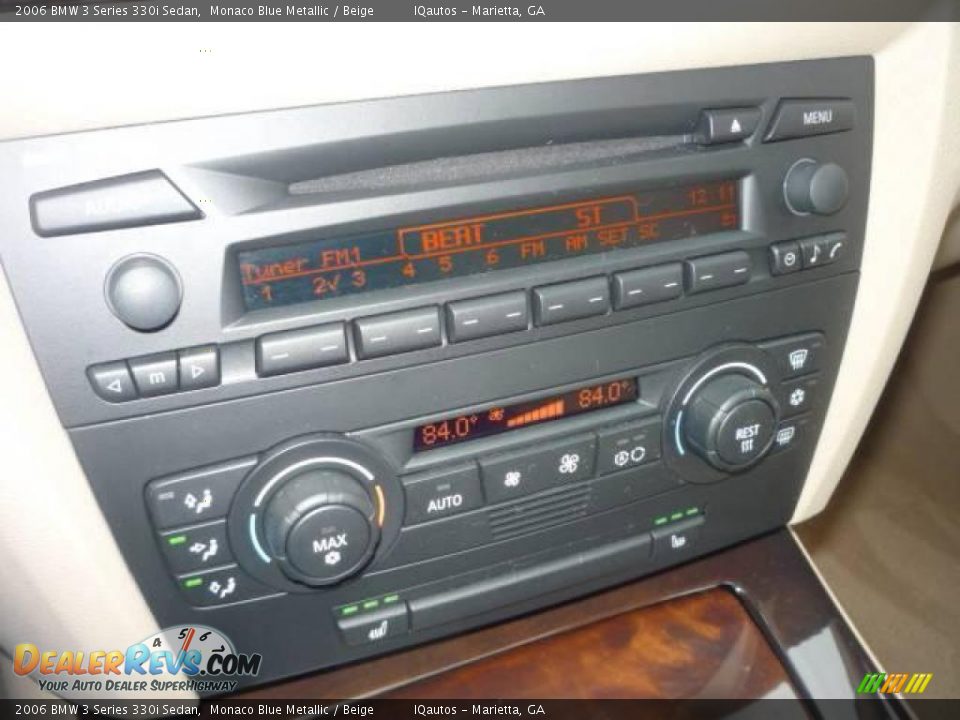 2006 BMW 3 Series 330i Sedan Monaco Blue Metallic / Beige Photo #18