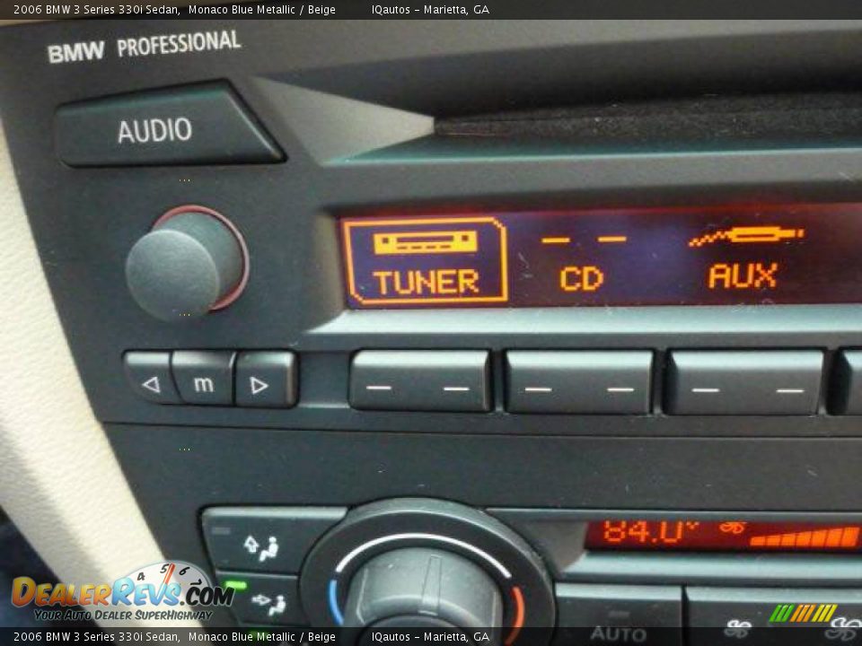 2006 BMW 3 Series 330i Sedan Monaco Blue Metallic / Beige Photo #19