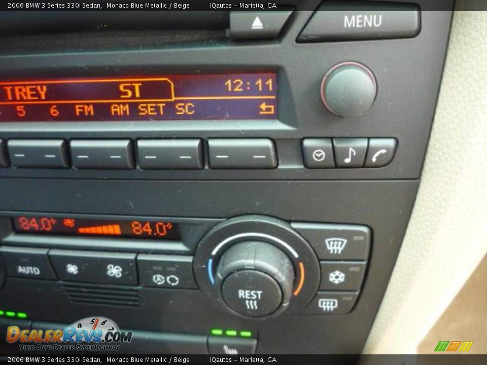 2006 BMW 3 Series 330i Sedan Monaco Blue Metallic / Beige Photo #20