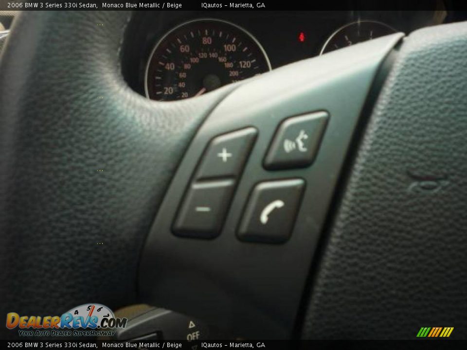 2006 BMW 3 Series 330i Sedan Monaco Blue Metallic / Beige Photo #21