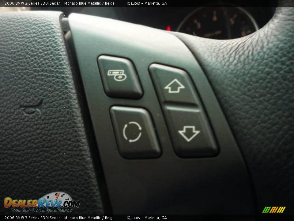 2006 BMW 3 Series 330i Sedan Monaco Blue Metallic / Beige Photo #22