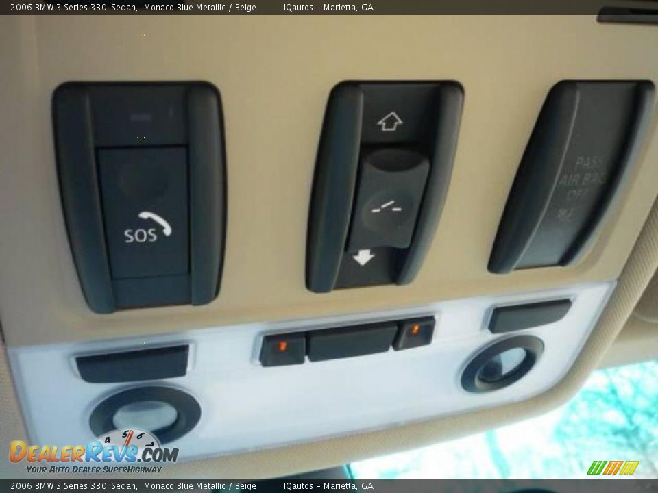 2006 BMW 3 Series 330i Sedan Monaco Blue Metallic / Beige Photo #24
