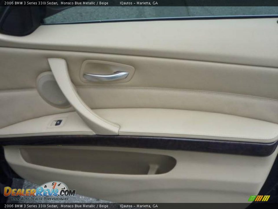 2006 BMW 3 Series 330i Sedan Monaco Blue Metallic / Beige Photo #26