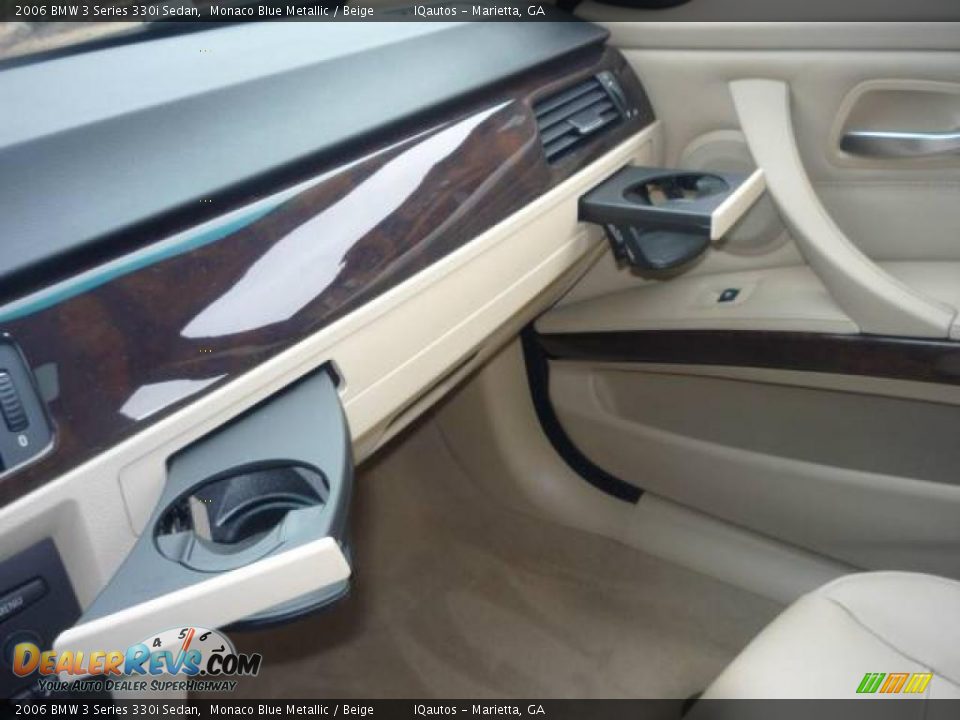2006 BMW 3 Series 330i Sedan Monaco Blue Metallic / Beige Photo #27