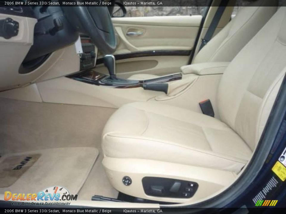 2006 BMW 3 Series 330i Sedan Monaco Blue Metallic / Beige Photo #29