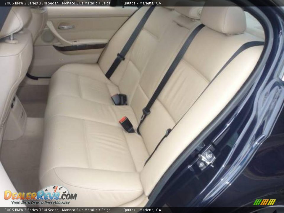 2006 BMW 3 Series 330i Sedan Monaco Blue Metallic / Beige Photo #31