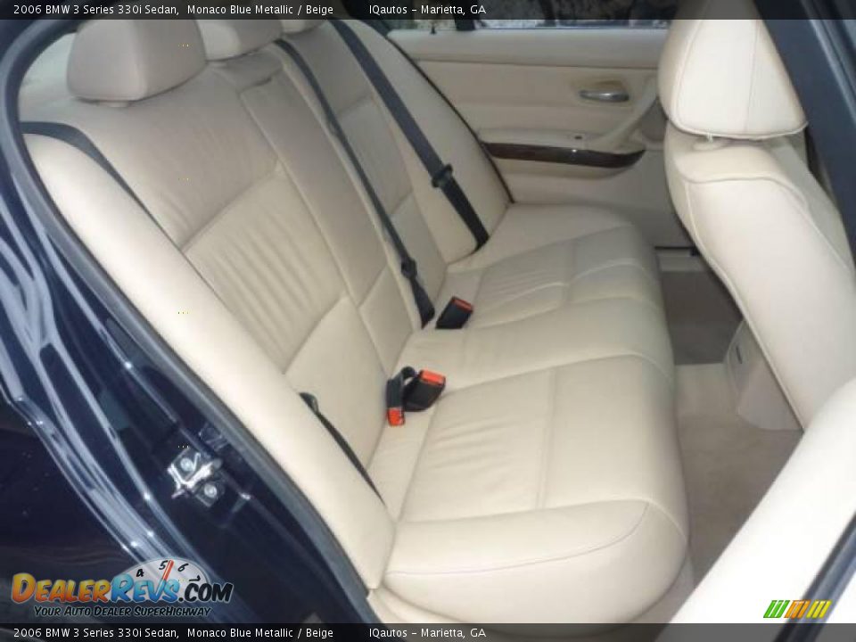 2006 BMW 3 Series 330i Sedan Monaco Blue Metallic / Beige Photo #32