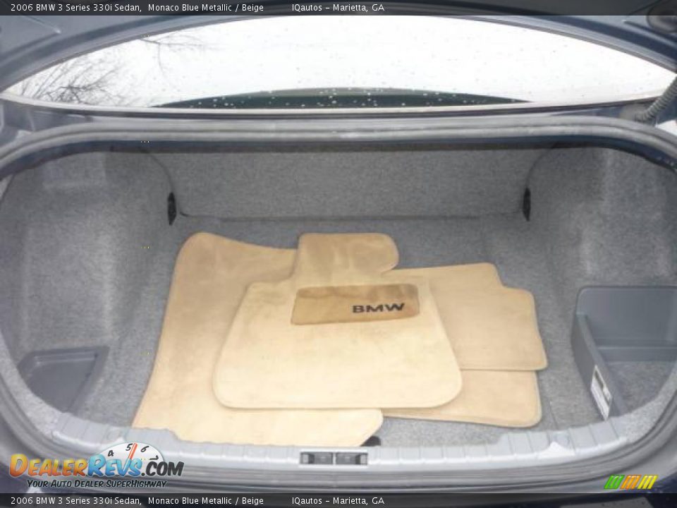 2006 BMW 3 Series 330i Sedan Monaco Blue Metallic / Beige Photo #34