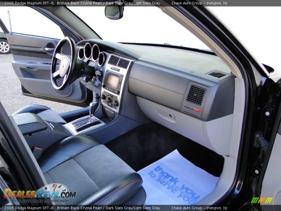 2006 Dodge Magnum SRT-8 Brilliant Black Crystal Pearl / Dark Slate Gray/Light Slate Gray Photo #25