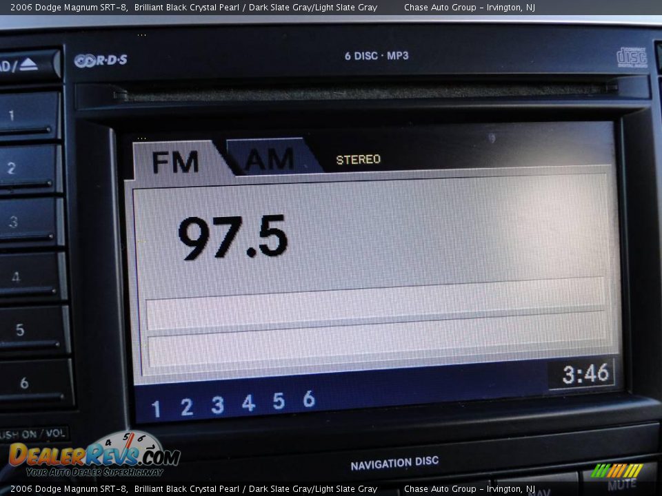 2006 Dodge Magnum SRT-8 Brilliant Black Crystal Pearl / Dark Slate Gray/Light Slate Gray Photo #34