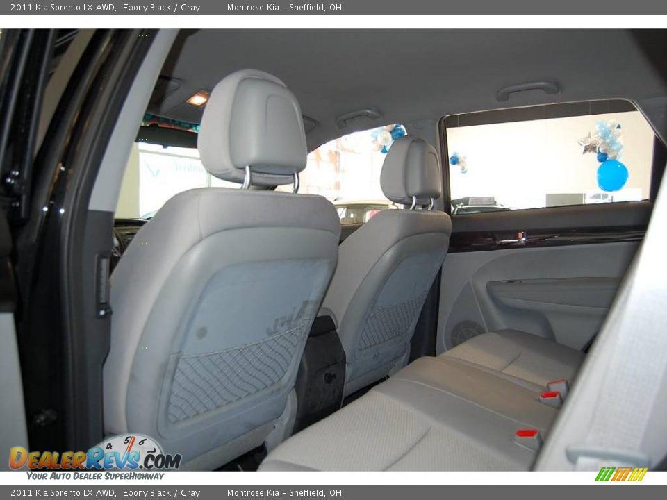 2011 Kia Sorento LX AWD Ebony Black / Gray Photo #17