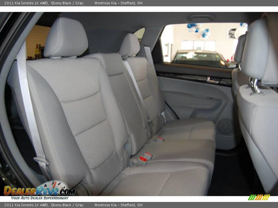 2011 Kia Sorento LX AWD Ebony Black / Gray Photo #19
