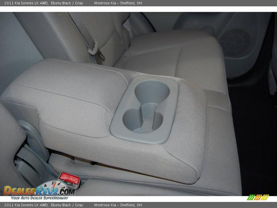 2011 Kia Sorento LX AWD Ebony Black / Gray Photo #20