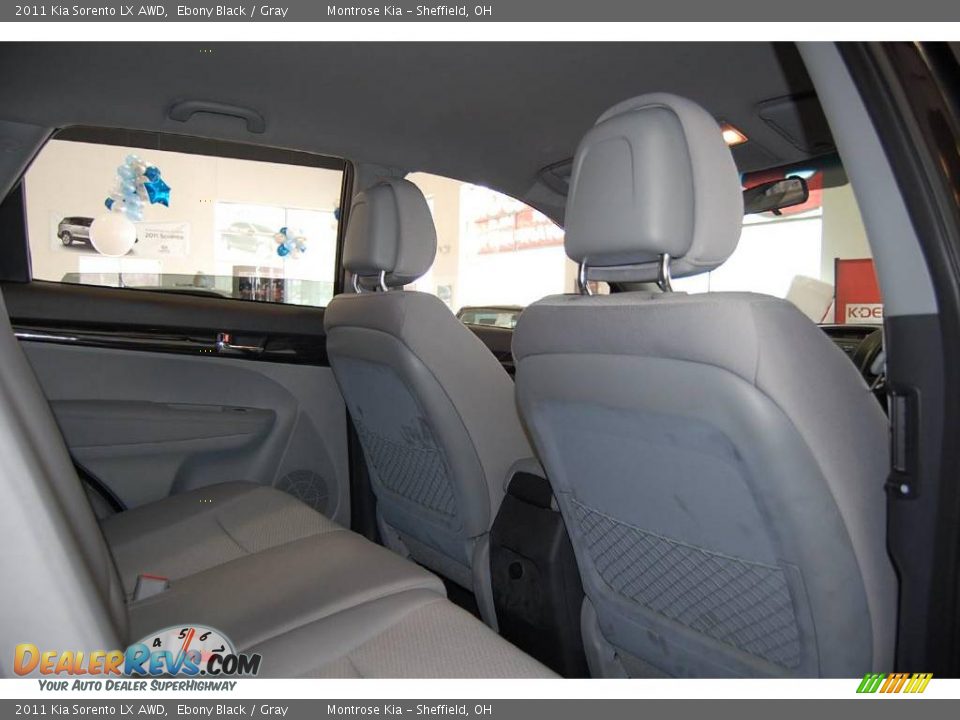 2011 Kia Sorento LX AWD Ebony Black / Gray Photo #21