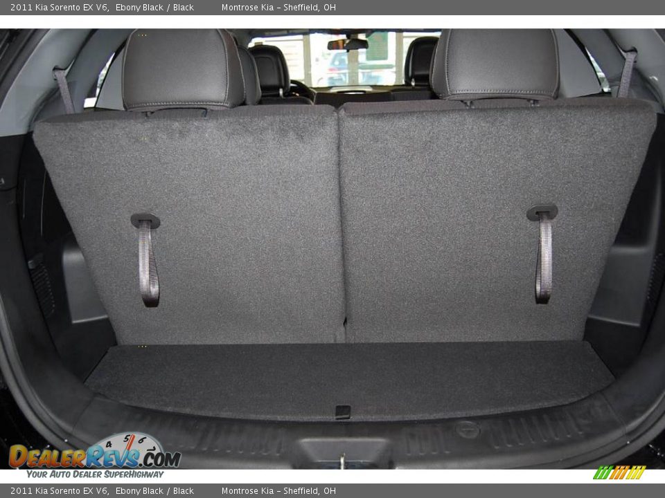 2011 Kia Sorento EX V6 Ebony Black / Black Photo #30