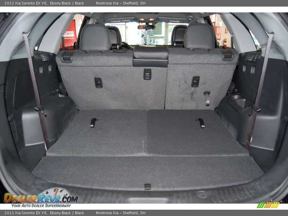 2011 Kia Sorento EX V6 Ebony Black / Black Photo #31
