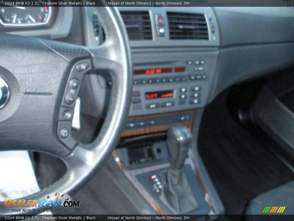 2004 BMW X3 2.5i Titanium Silver Metallic / Black Photo #14