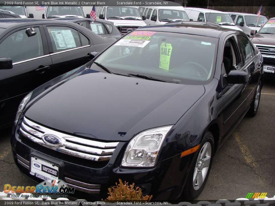 2009 Ford Fusion SE Dark Blue Ink Metallic / Charcoal Black Photo #1