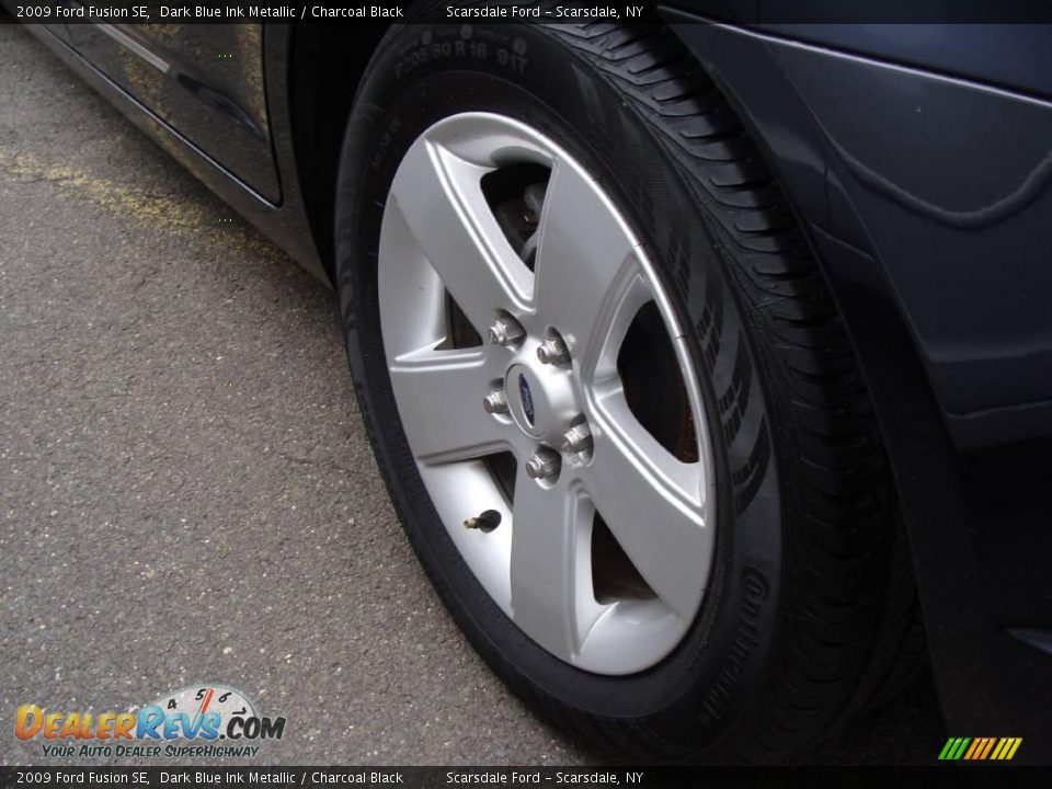 2009 Ford Fusion SE Dark Blue Ink Metallic / Charcoal Black Photo #7