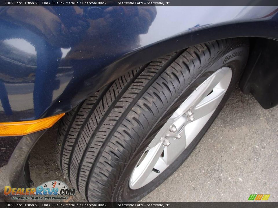 2009 Ford Fusion SE Dark Blue Ink Metallic / Charcoal Black Photo #8