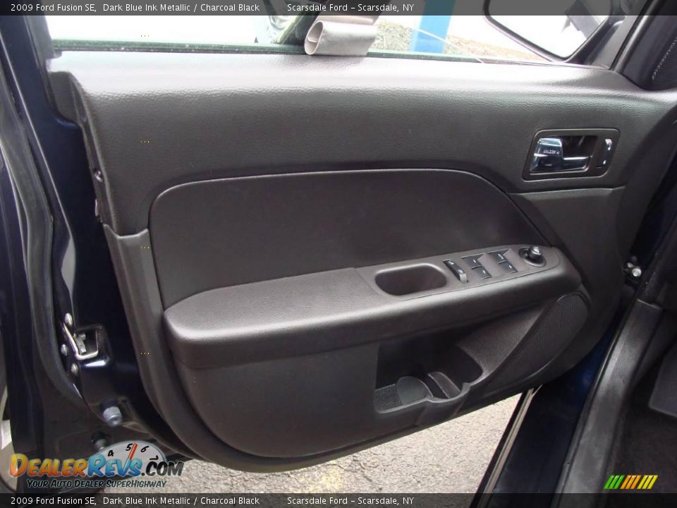 2009 Ford Fusion SE Dark Blue Ink Metallic / Charcoal Black Photo #9