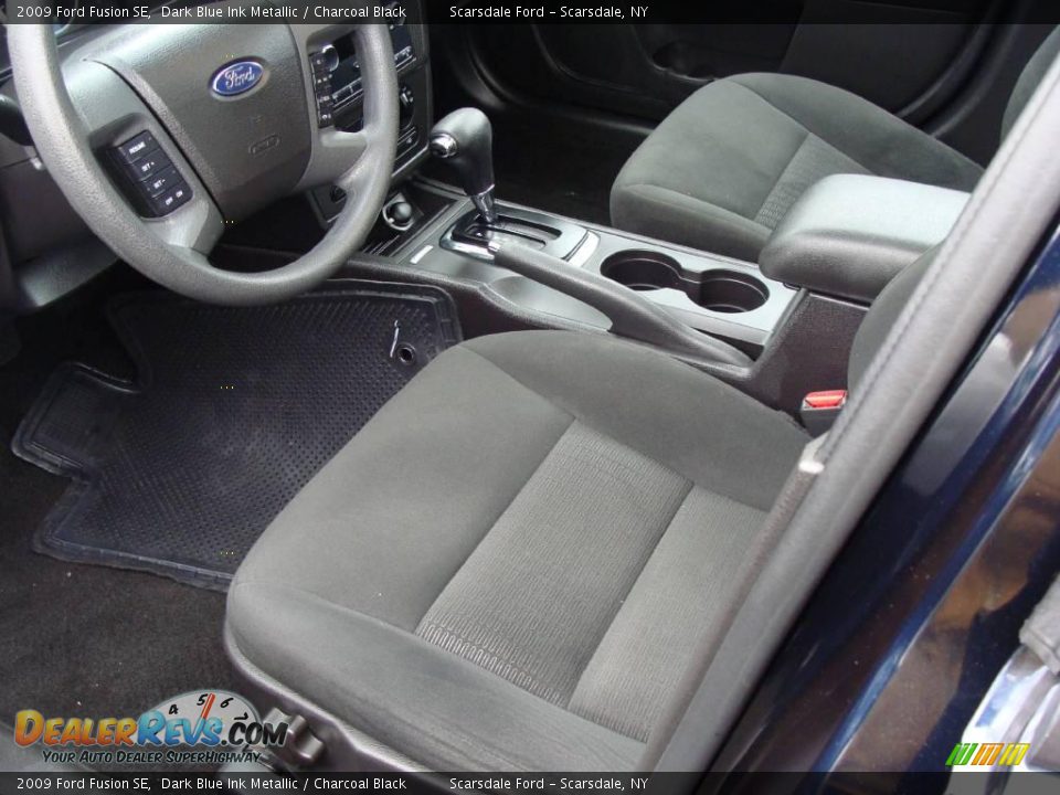 2009 Ford Fusion SE Dark Blue Ink Metallic / Charcoal Black Photo #11