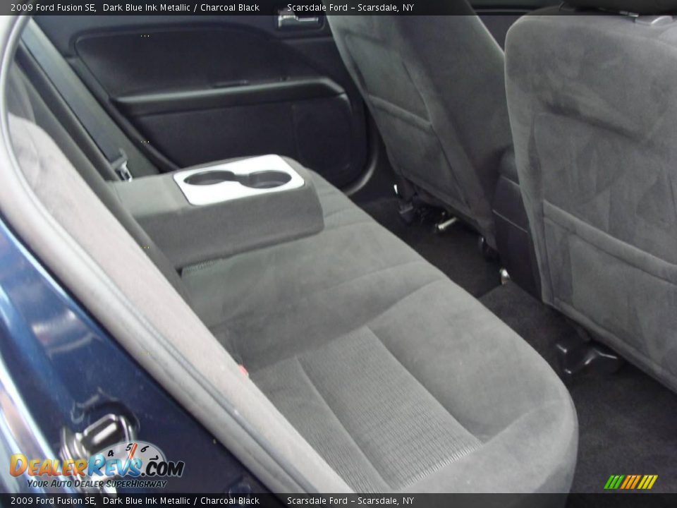 2009 Ford Fusion SE Dark Blue Ink Metallic / Charcoal Black Photo #16