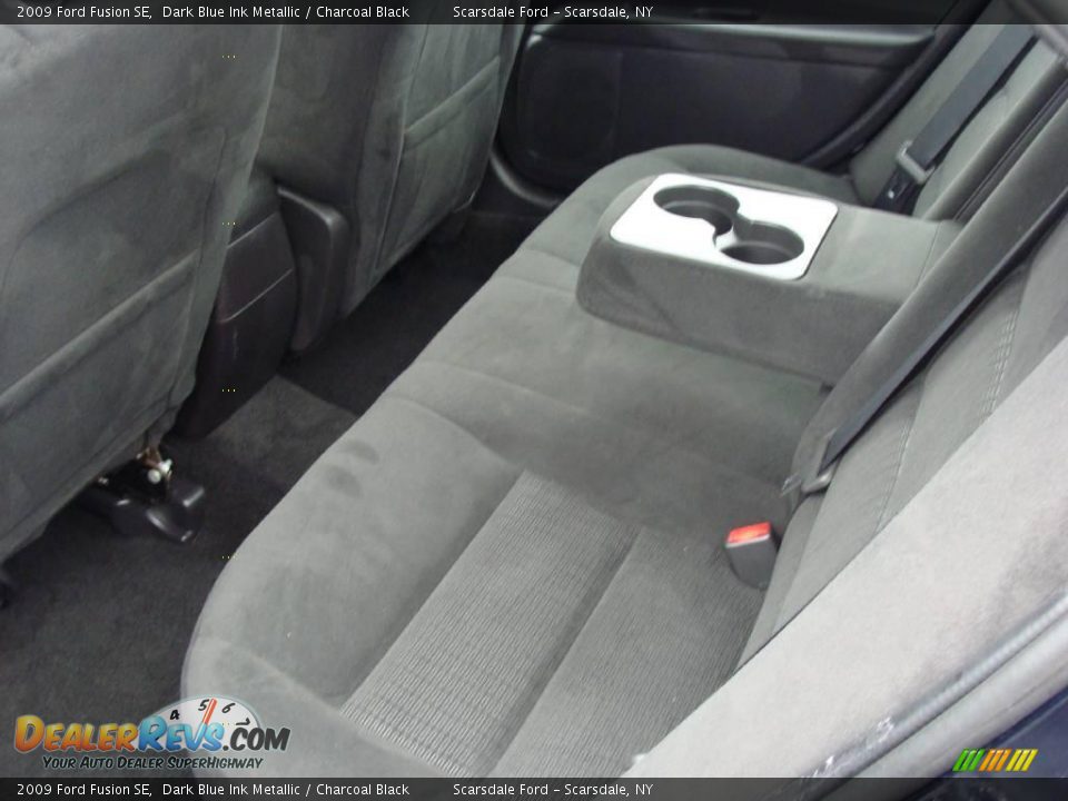 2009 Ford Fusion SE Dark Blue Ink Metallic / Charcoal Black Photo #17
