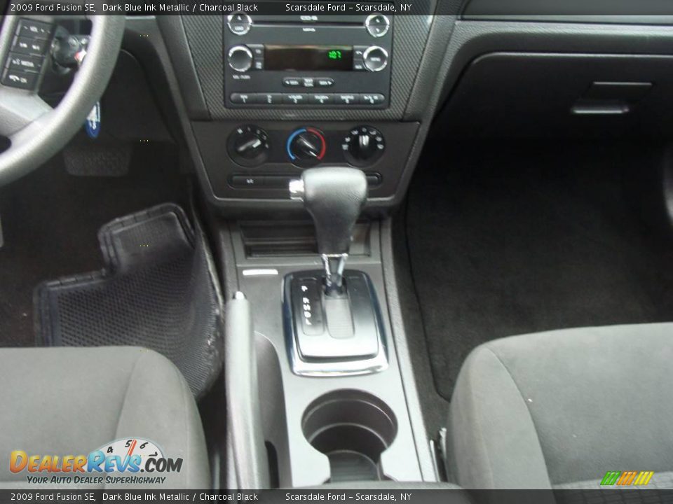 2009 Ford Fusion SE Dark Blue Ink Metallic / Charcoal Black Photo #21