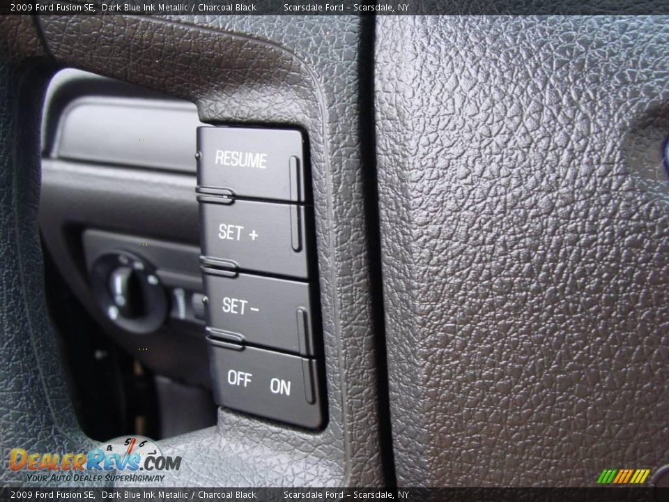 2009 Ford Fusion SE Dark Blue Ink Metallic / Charcoal Black Photo #23