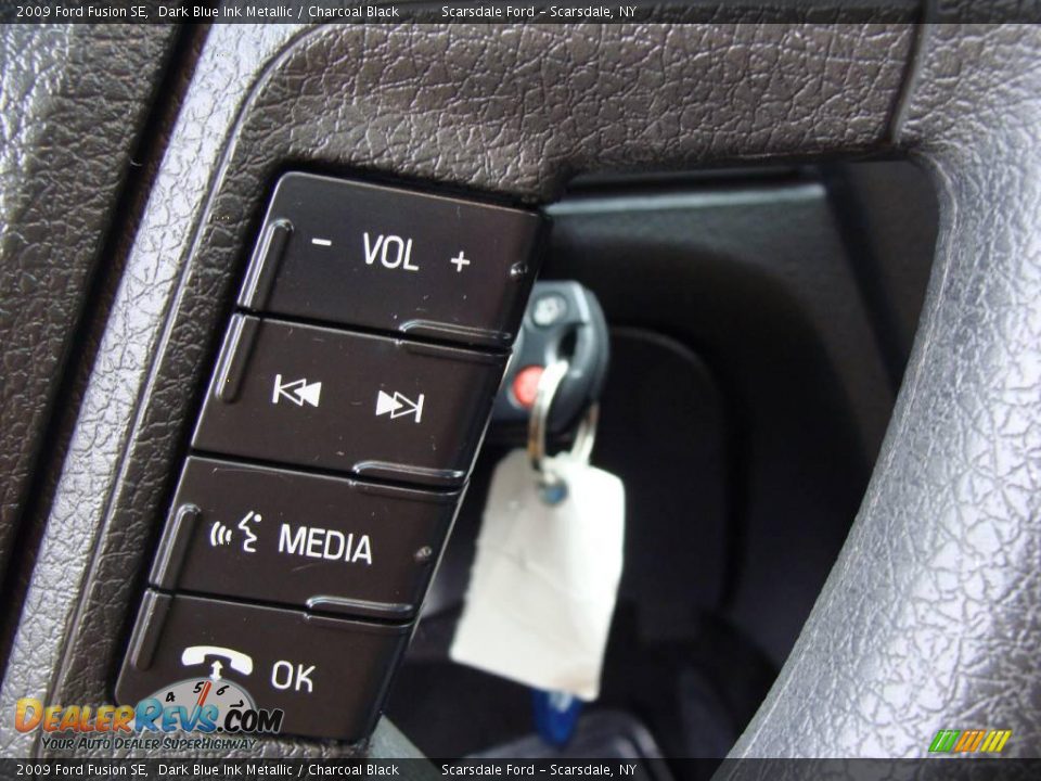 2009 Ford Fusion SE Dark Blue Ink Metallic / Charcoal Black Photo #24