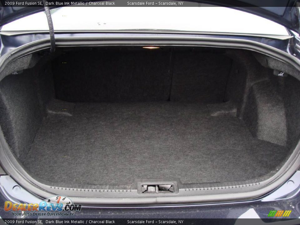 2009 Ford Fusion SE Dark Blue Ink Metallic / Charcoal Black Photo #26