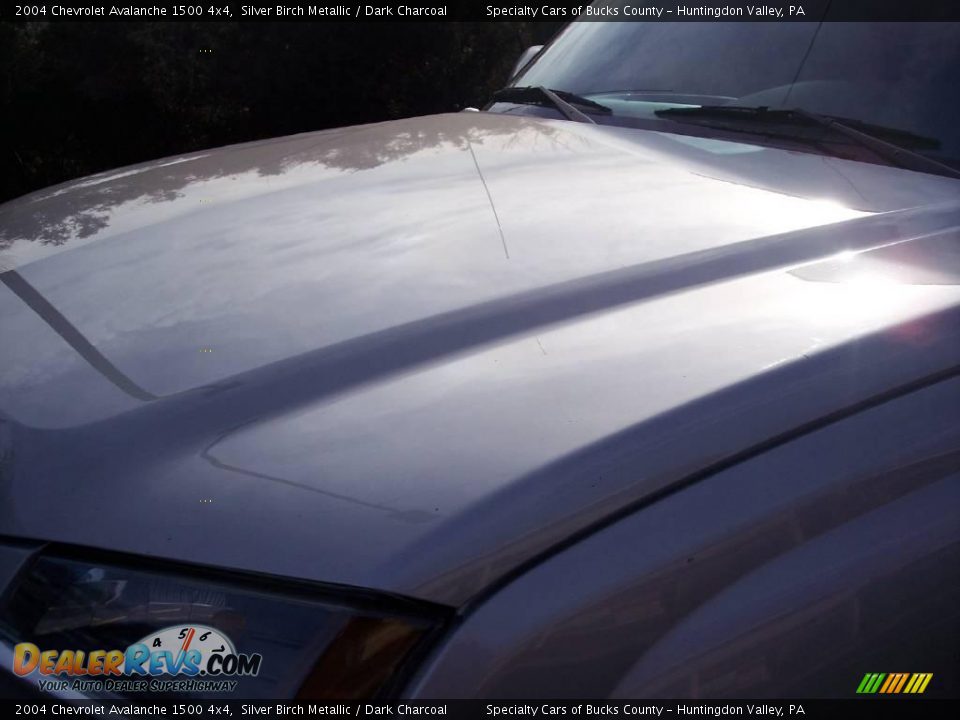 2004 Chevrolet Avalanche 1500 4x4 Silver Birch Metallic / Dark Charcoal Photo #11