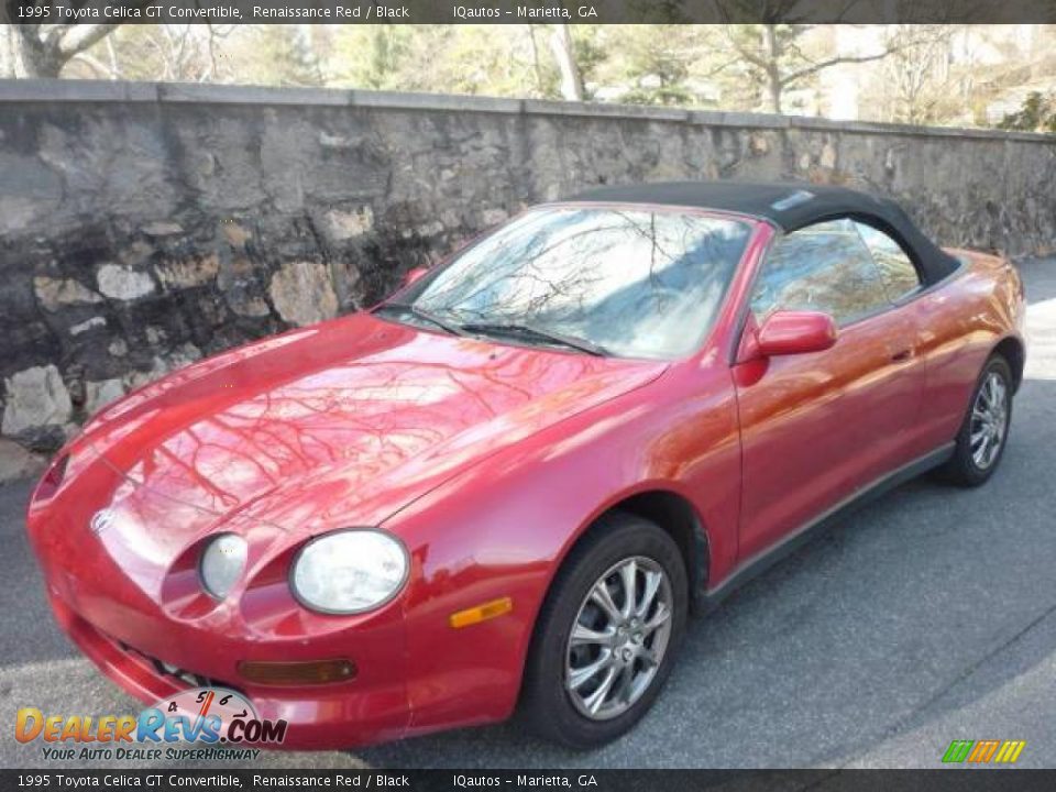 1995 Toyota Celica GT Convertible Renaissance Red / Black Photo #2