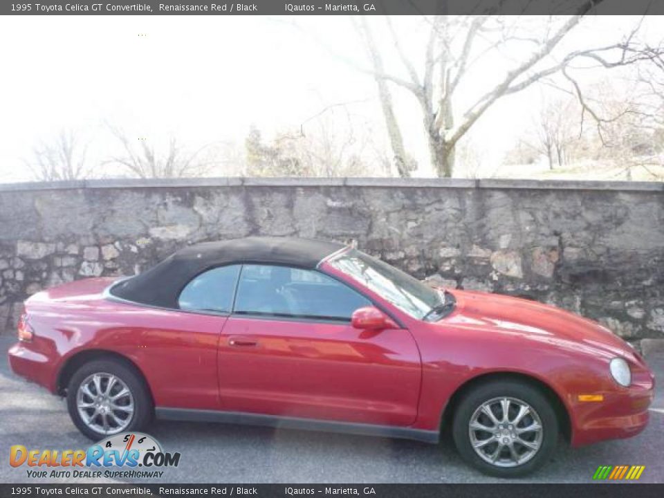 1995 Toyota Celica GT Convertible Renaissance Red / Black Photo #3