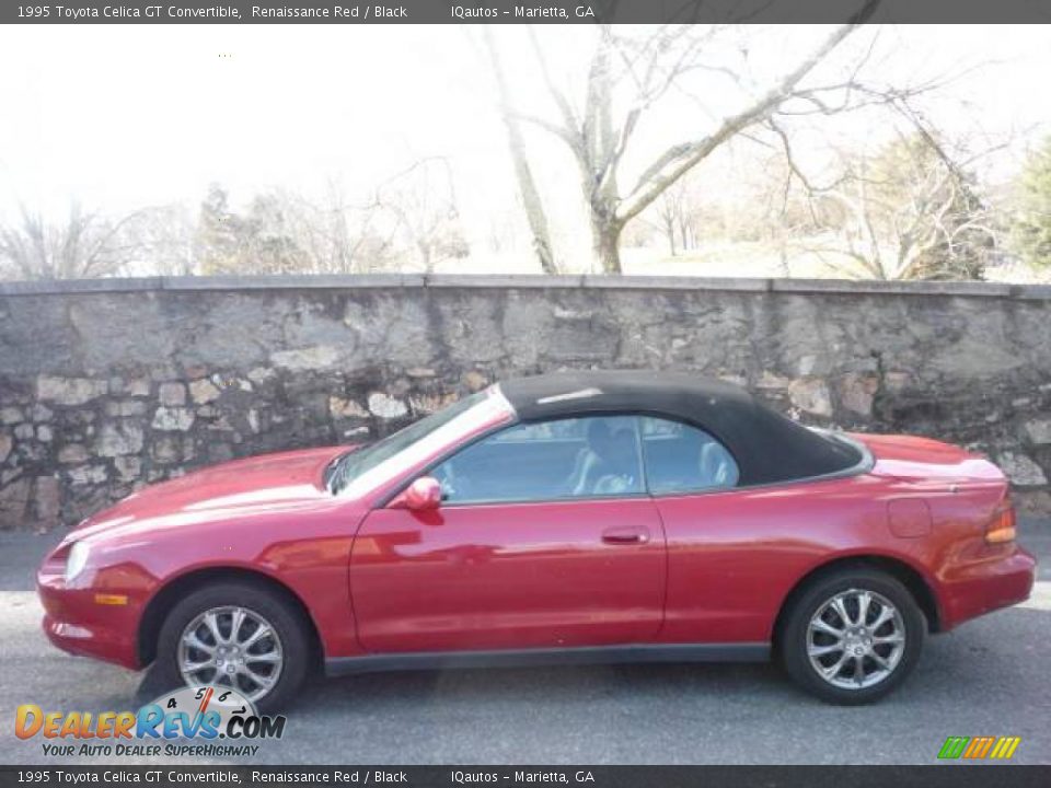 1995 Toyota Celica GT Convertible Renaissance Red / Black Photo #4