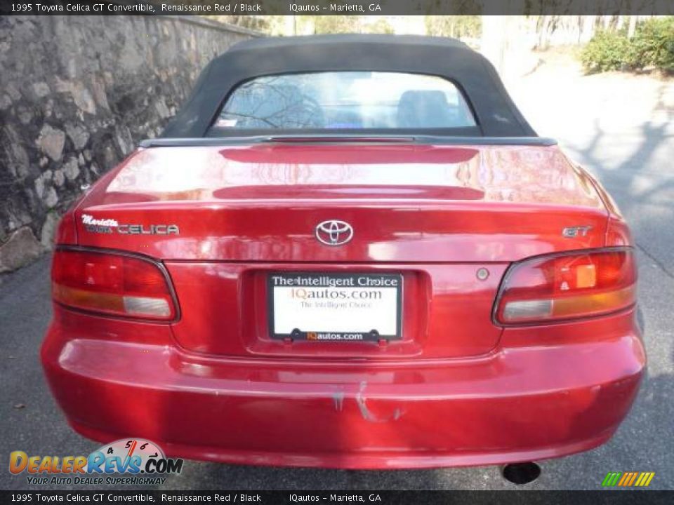 1995 Toyota Celica GT Convertible Renaissance Red / Black Photo #5