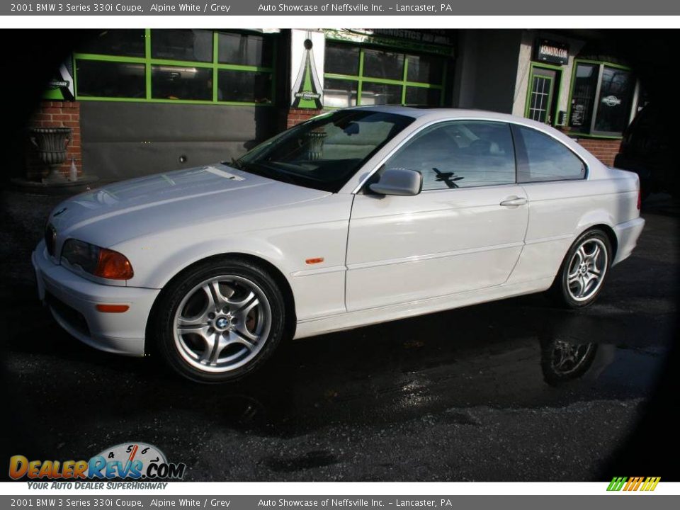 2001 BMW 3 Series 330i Coupe Alpine White / Grey Photo #1
