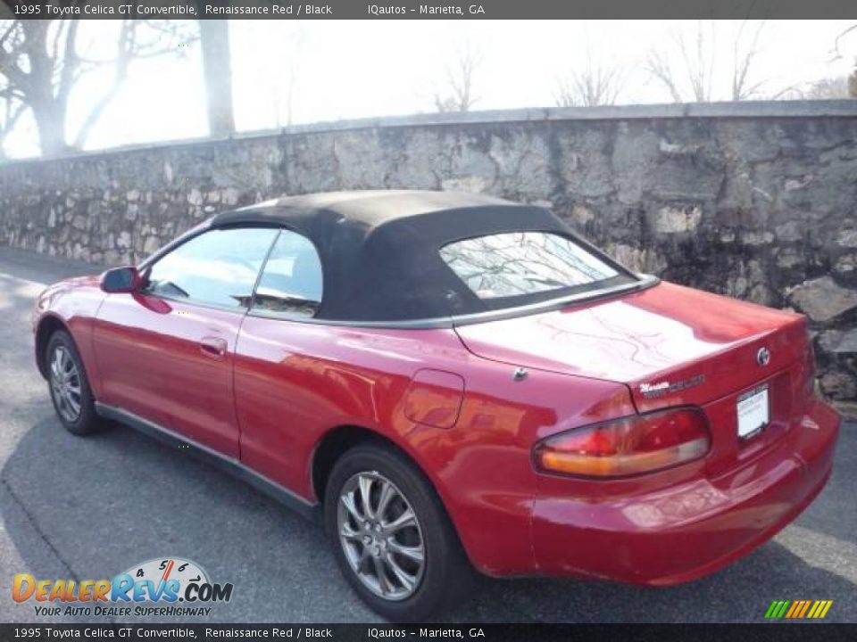 1995 Toyota Celica GT Convertible Renaissance Red / Black Photo #9