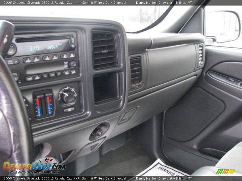 2006 Chevrolet Silverado 1500 LS Regular Cab 4x4 Summit White / Dark Charcoal Photo #14