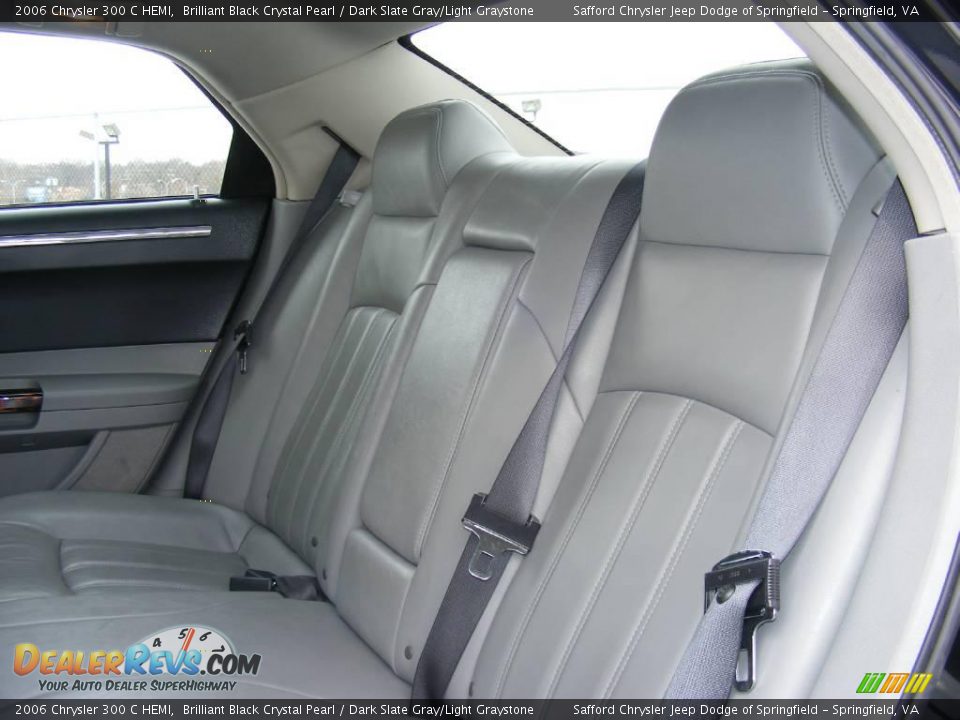2006 Chrysler 300 C HEMI Brilliant Black Crystal Pearl / Dark Slate Gray/Light Graystone Photo #18