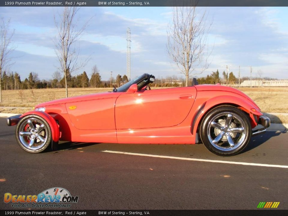 1999 Plymouth Prowler Roadster Red / Agate Photo #7