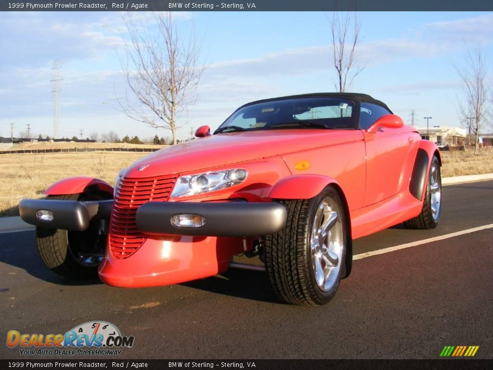 1999 Plymouth Prowler Roadster Red / Agate Photo #8