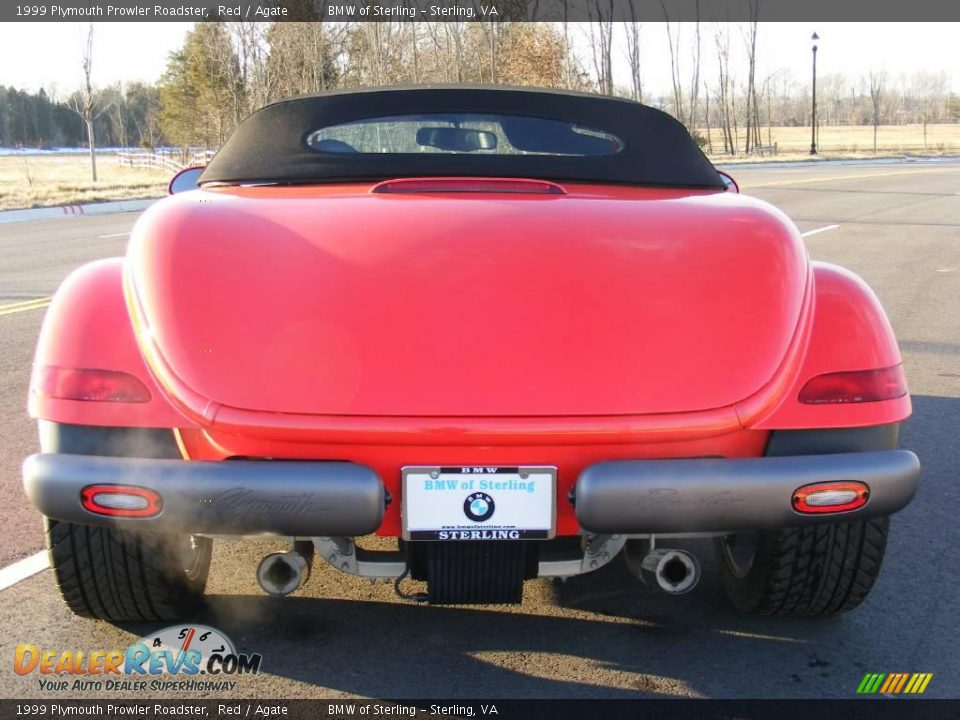 1999 Plymouth Prowler Roadster Red / Agate Photo #10
