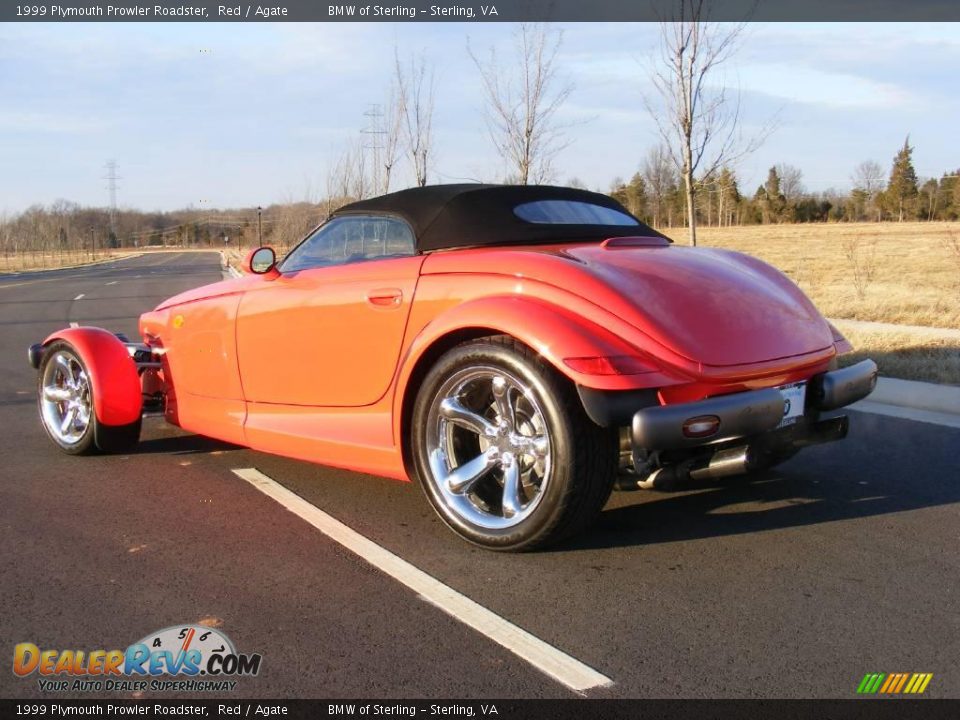1999 Plymouth Prowler Roadster Red / Agate Photo #11
