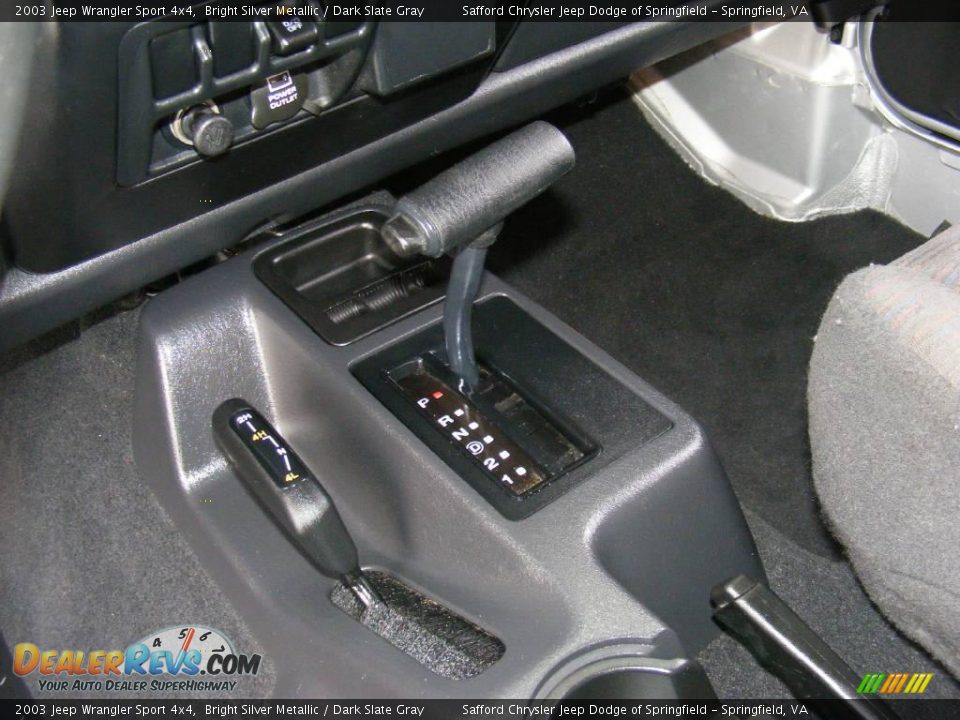 2003 Jeep Wrangler Sport 4x4 Bright Silver Metallic / Dark Slate Gray Photo #21