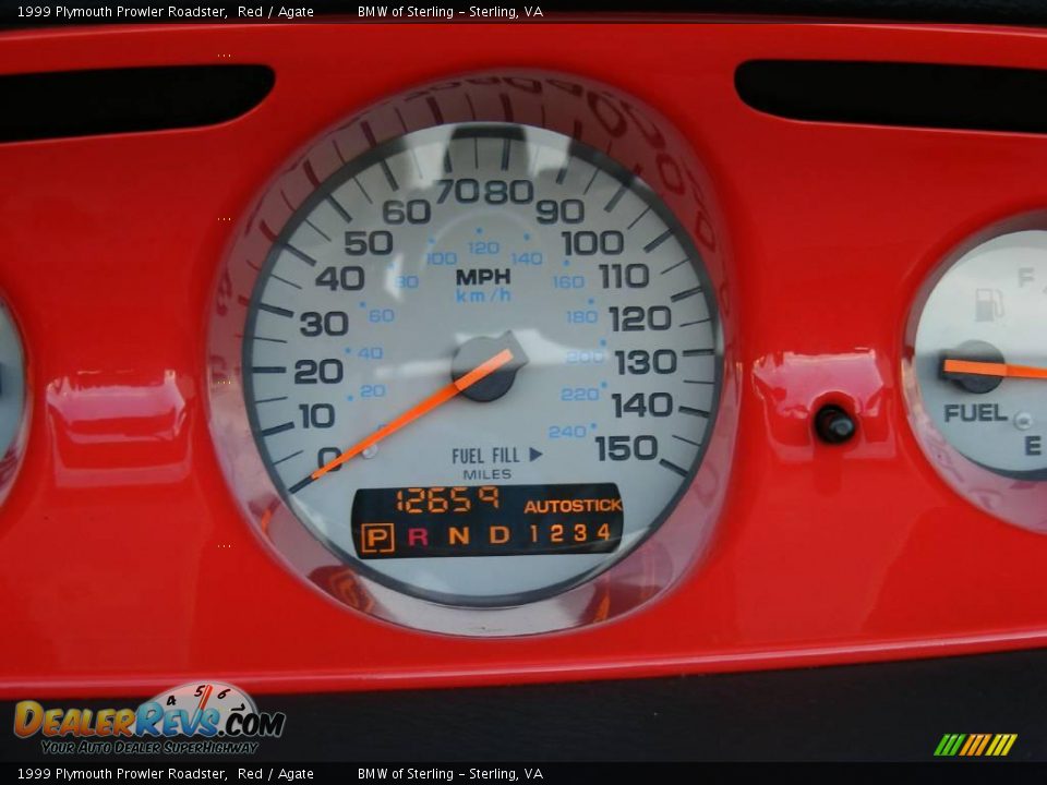1999 Plymouth Prowler Roadster Red / Agate Photo #13
