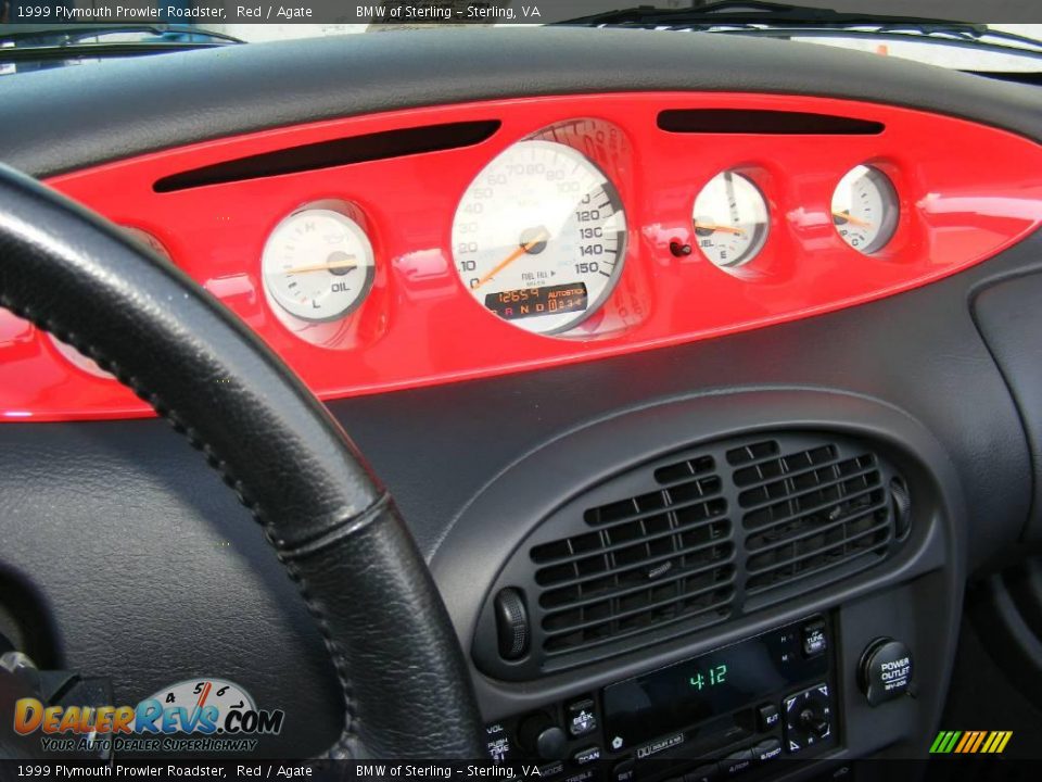 1999 Plymouth Prowler Roadster Red / Agate Photo #24